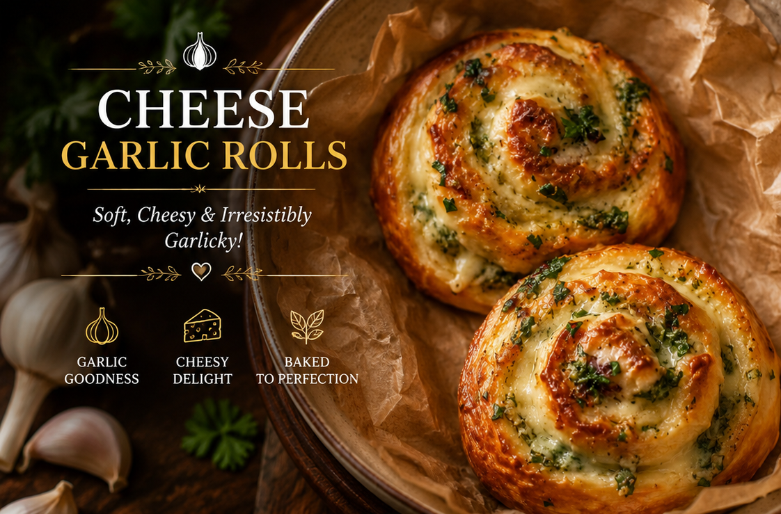 Cheese Garlic Rolls and Buns